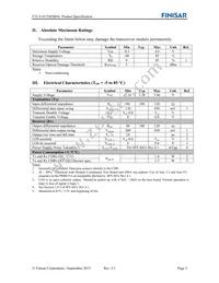 FTLX1672M3BNL Datasheet Page 3