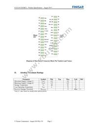FTLX1812M3BCL Datasheet Page 3