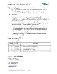 FTLX1812M3BCL Datasheet Page 11