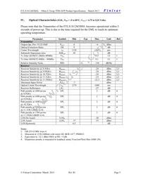 FTLX1812M3BNL Datasheet Page 5