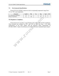 FTLX1871M3BCL Datasheet Page 5