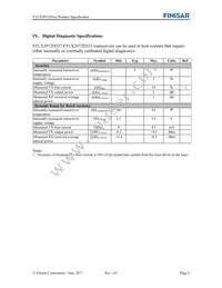 FTLX2072D333 Datasheet Page 6