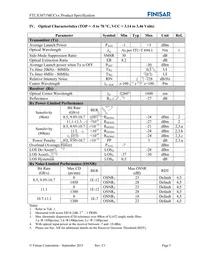 FTLX3871MCC61 Datasheet Page 5
