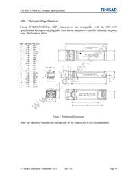 FTLX3871MCC61 Datasheet Page 10