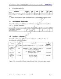 FTLX4213J3L990 Datasheet Page 7