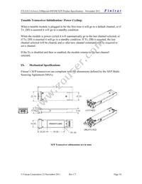 FTLX4213J3L990 Datasheet Page 10