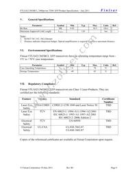 FTLX4213M3BCL Datasheet Page 6