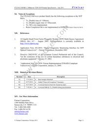 FTLX4213M3BCL Datasheet Page 11