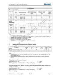 FTLX6624MCC Datasheet Page 6