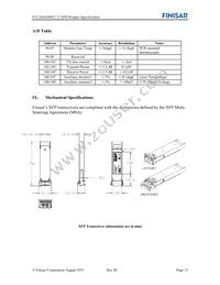 FTLX6624MCC Datasheet Page 13