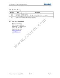 FTLX6624MCC Datasheet Page 17