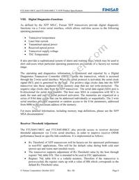 FTLX6814MCC Datasheet Page 8