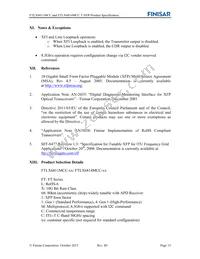 FTLX6814MCC Datasheet Page 15