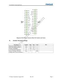 FTLX6824MCC Datasheet Page 3