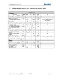 FTLX6824MNC Datasheet Page 5