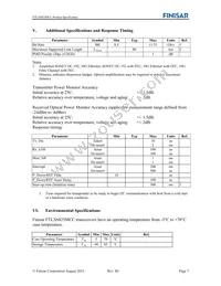 FTLX6825MCC Datasheet Page 7