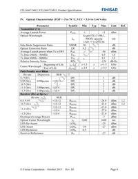 FTLX6871MCC Datasheet Page 4