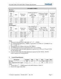 FTLX6871MCC Datasheet Page 5