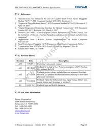 FTLX6871MCC Datasheet Page 14