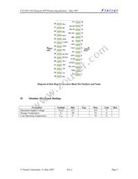 FTLX8511D3 Datasheet Page 3
