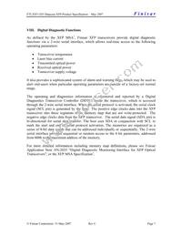 FTLX8511D3 Datasheet Page 7