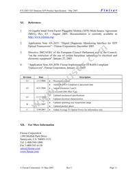 FTLX8511D3 Datasheet Page 11