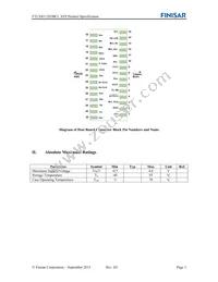 FTLX8512D3BCL Datasheet Page 3