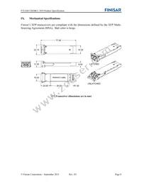 FTLX8512D3BCL Datasheet Page 8