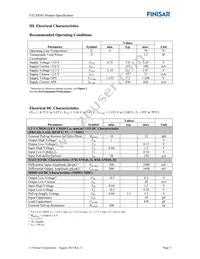 FTLX8541F2 Datasheet Page 5