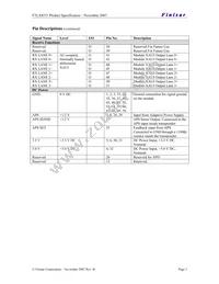 FTLX8551E3 Datasheet Page 3