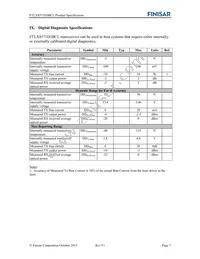 FTLX8571D3BCL Datasheet Page 7