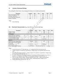 FTLX8571D3BCV Datasheet Page 3