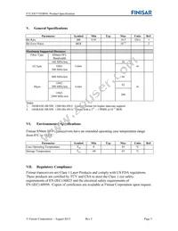 FTLX8571D3BNL Datasheet Page 5