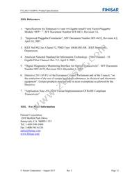 FTLX8571D3BNL Datasheet Page 12