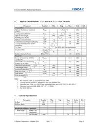 FTLX8573D3BTL Datasheet Page 4