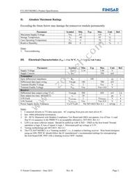 FTLX8574D3BCL Datasheet Page 3