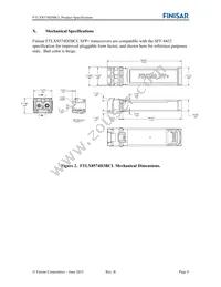 FTLX8574D3BCL Datasheet Page 8