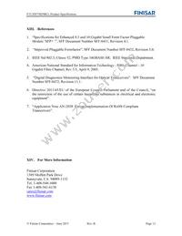 FTLX8574D3BCL Datasheet Page 12