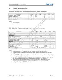 FTLX8574D3BCV Datasheet Page 3