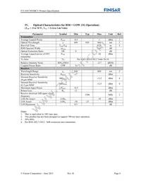 FTLX8574D3BCV Datasheet Page 4