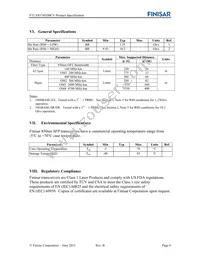 FTLX8574D3BCV Datasheet Page 6