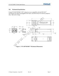 FTLX8574D3BCV Datasheet Page 9