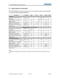 FTLX8574D3BNL Datasheet Page 7