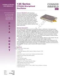 FTS250-010.0M Datasheet Cover