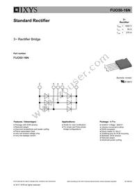 FUO50-16N Datasheet Cover