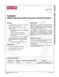 FUSB2805MLX Datasheet Page 2