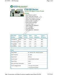 FVA100024A Datasheet Cover