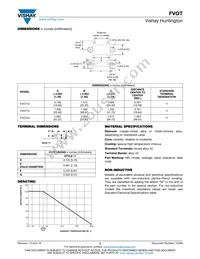 FVOT1011E20R00JE Datasheet Page 2