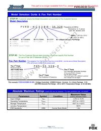 FVXO-HC53BR-98.304 Datasheet Page 2