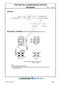 FW1920001 Datasheet Page 5